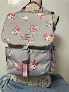 Cath Kidston Buckle Laptop Backpack in Anemone Bouquet
